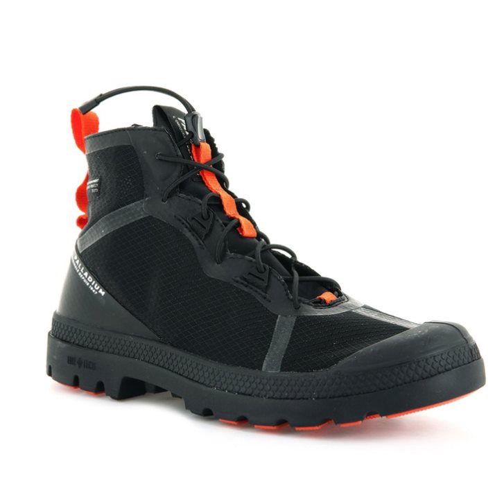 Pánské Tenisky Palladium Travel Lite+ Adventure High Tops Černé | CZ JGZ-03T